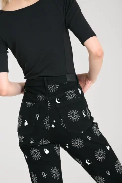 Hell Bunny Oculus Jeans Black Clearance