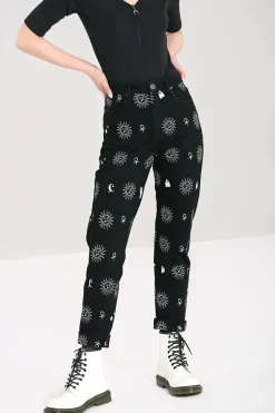 Hell Bunny Oculus Jeans Black Clearance