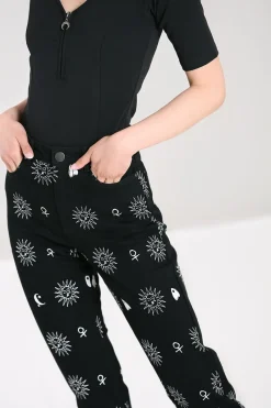 Hell Bunny Oculus Jeans Black Clearance