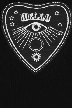 Hell Bunny Oculus Top Black Clearance