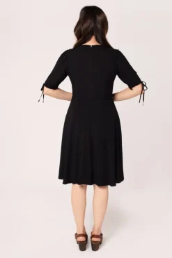 Hell Bunny Olivia Mid Dress Black