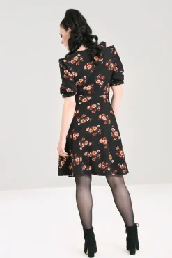 Hell Bunny Orla Mid Dress Black Discount