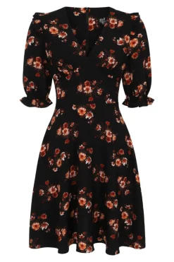 Hell Bunny Orla Mid Dress Black Discount