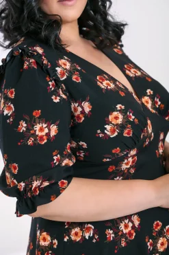 Hell Bunny Orla Mid Dress Black Discount