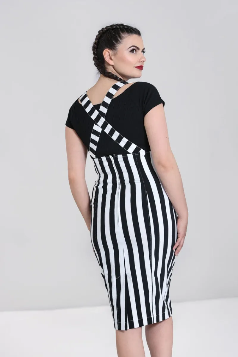 Hell Bunny Otho Pinafore Skirt Discount