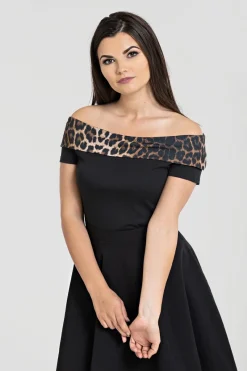 Hell Bunny Panthera Top Black New