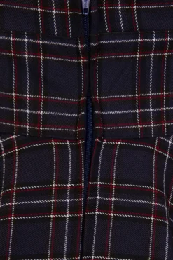 Hell Bunny Peebles Pinafore Dress Sale Navy Outlet