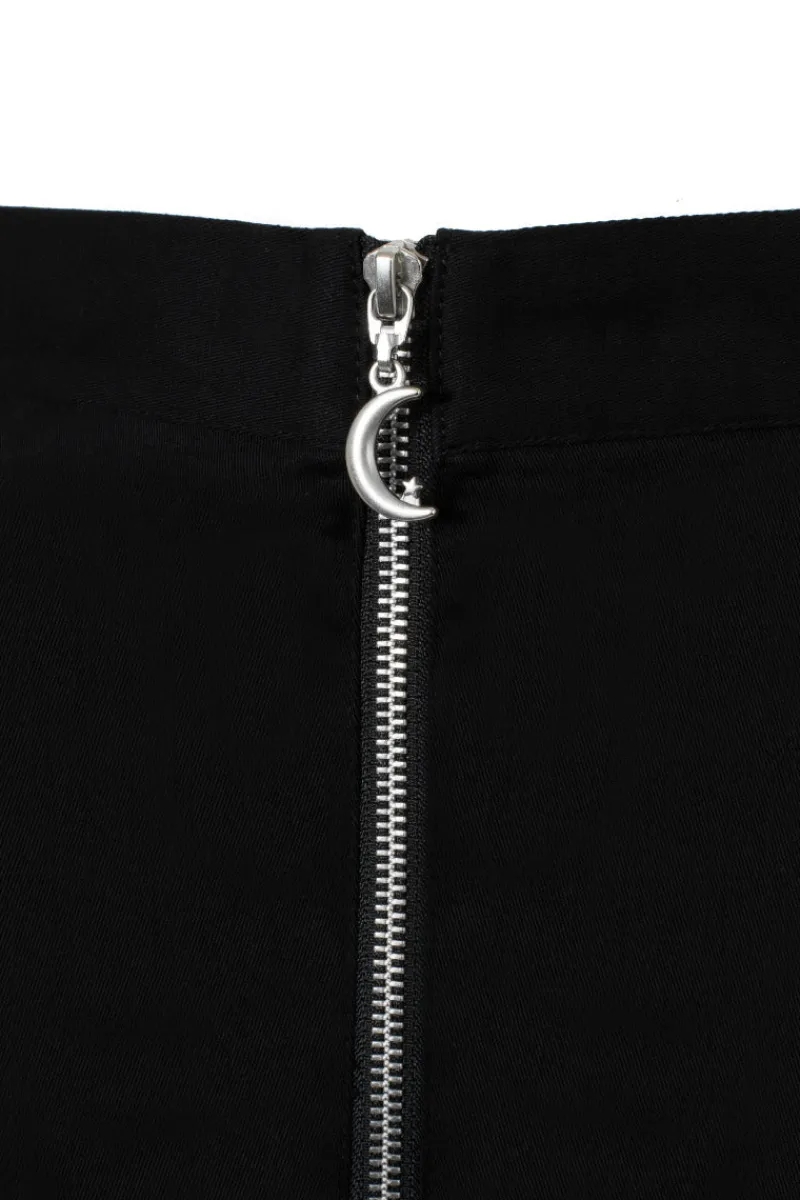 Hell Bunny Phaze Skirt Black Clearance