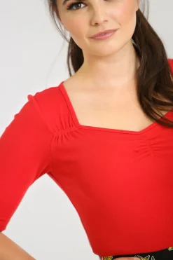 Hell Bunny Philippa Top Hot