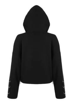 Hell Bunny Ramona Hoodie Black Online