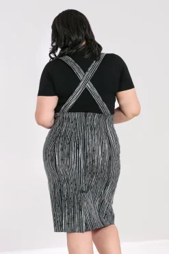 Hell Bunny Regan Pinafore Skirt Clearance