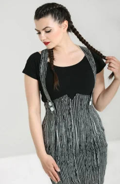 Hell Bunny Regan Pinafore Skirt Clearance