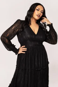 Hell Bunny Rhea Dress Black Discount