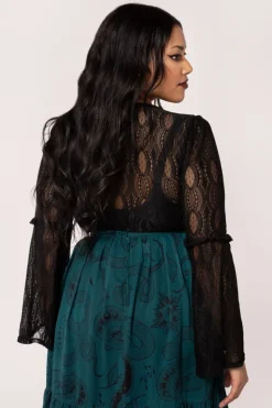 Hell Bunny Rhea Top Black