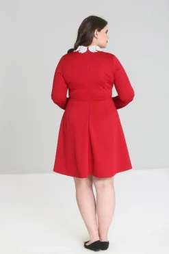 Hell Bunny Ricci Dress Red