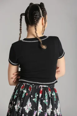 Hell Bunny Roesia Top Black