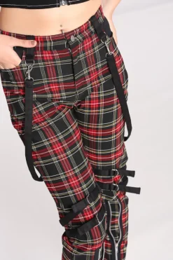 Hell Bunny Rudie Trousers Black Discount