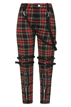 Hell Bunny Rudie Trousers Black Discount