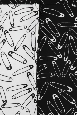 Hell Bunny Safety Pin Skirt Black New