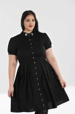 Hell Bunny Samara Dress Black Clearance