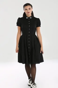 Hell Bunny Samara Dress Black Clearance