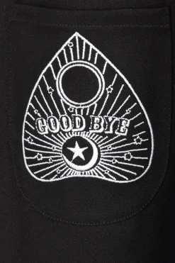 Hell Bunny Samara Pinafore Dress Black Best