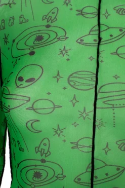 Hell Bunny Scully Top Green Clearance