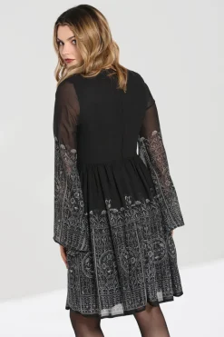 Hell Bunny Secret Gate Dress Black