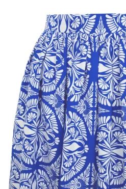 Hell Bunny Sicily Skirt Blue