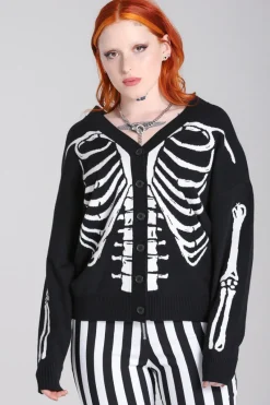 Hell Bunny Skeleton Cardigan New