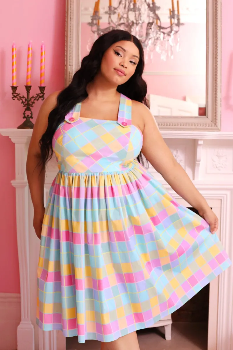 Hell Bunny Skye Midi Dress Multi Outlet