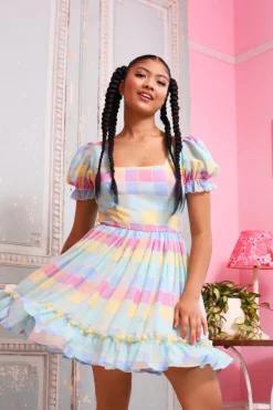 Hell Bunny Skye Mini Dress Multi New