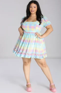 Hell Bunny Skye Mini Dress Multi New