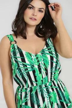 Hell Bunny Solana Jumpsuit Black Hot