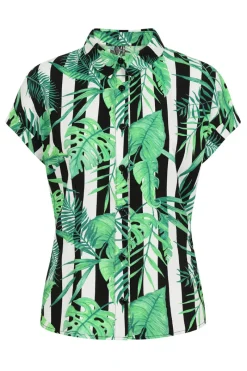 Hell Bunny Solana Shirt Black Discount