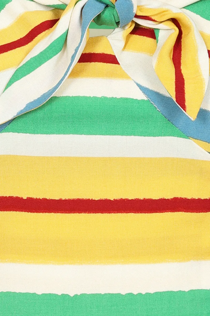 Hell Bunny Solange Crop Top MultiColour Sale