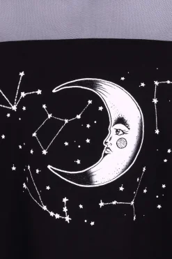 Hell Bunny Solaris Hoodie Black