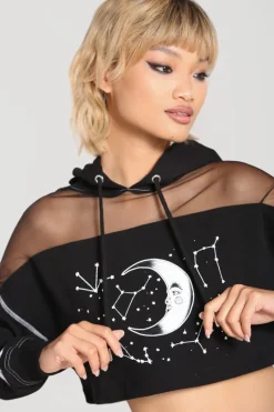 Hell Bunny Solaris Hoodie Black