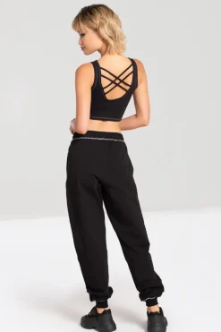 Hell Bunny Solaris Joggers Black Online