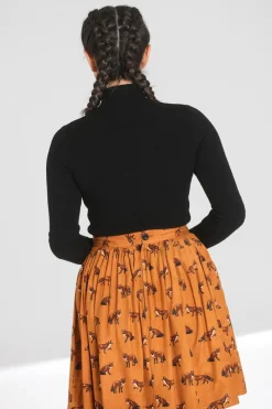 Hell Bunny Spiros Top Black New