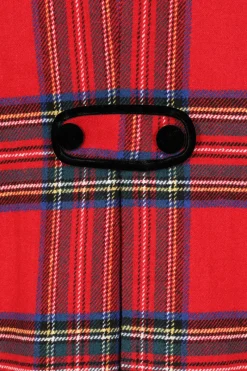 Hell Bunny Stanley Coat Red Hot