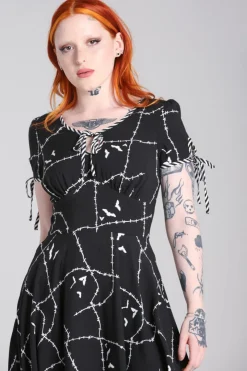 Hell Bunny Stitches Midi Dress Sale