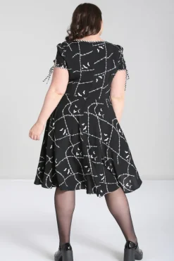 Hell Bunny Stitches Midi Dress Sale