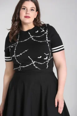 Hell Bunny Stitches Top Clearance