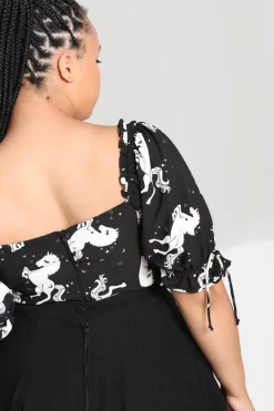 Hell Bunny Sullivan Top Black Best