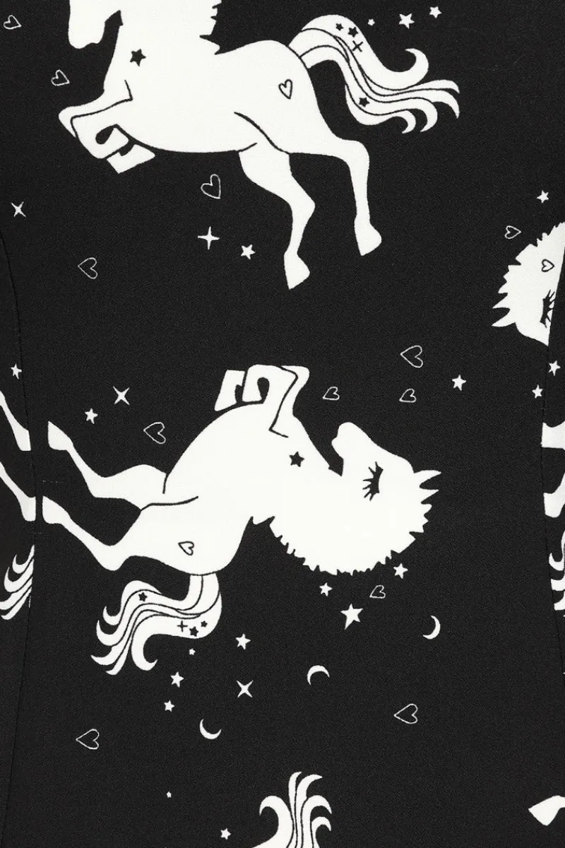 Hell Bunny Sullivan Top Black Best