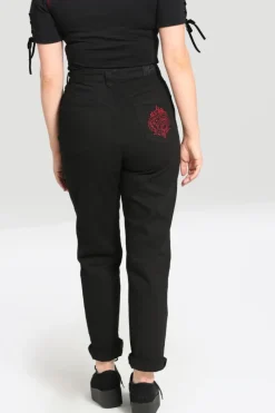 Hell Bunny Tallulah Jeans Black Hot