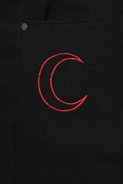 Hell Bunny Tallulah Jeans Black Hot