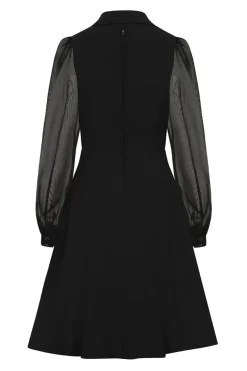 Hell Bunny Tallulah Mid Dress Black Discount