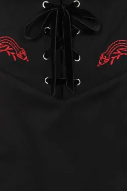 Hell Bunny Tallulah Mini Skirt Black